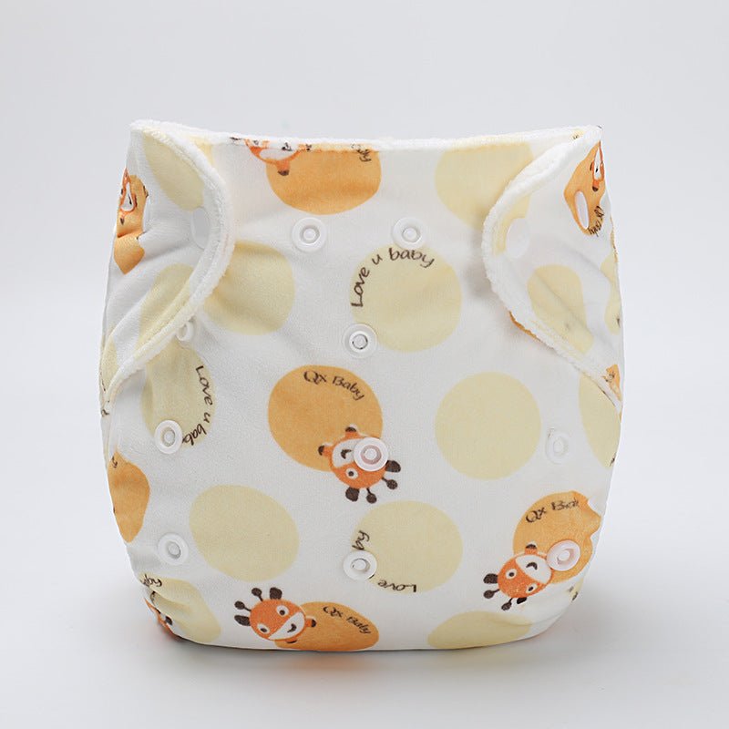 Baby cloth diaper pants cartoon diaper pants - Little Tings