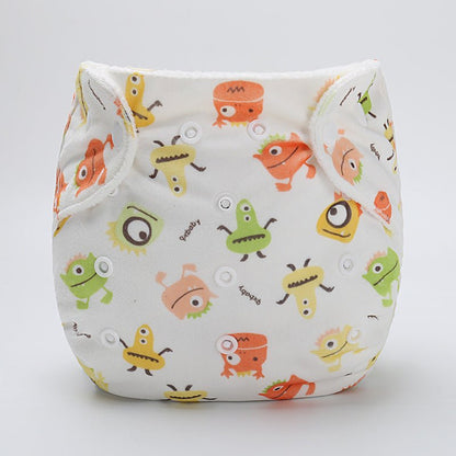 Baby cloth diaper pants cartoon diaper pants - Little Tings