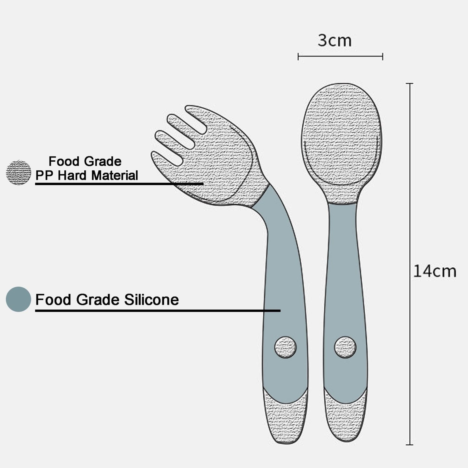 Little Spoon and Fork Set - Little Tings